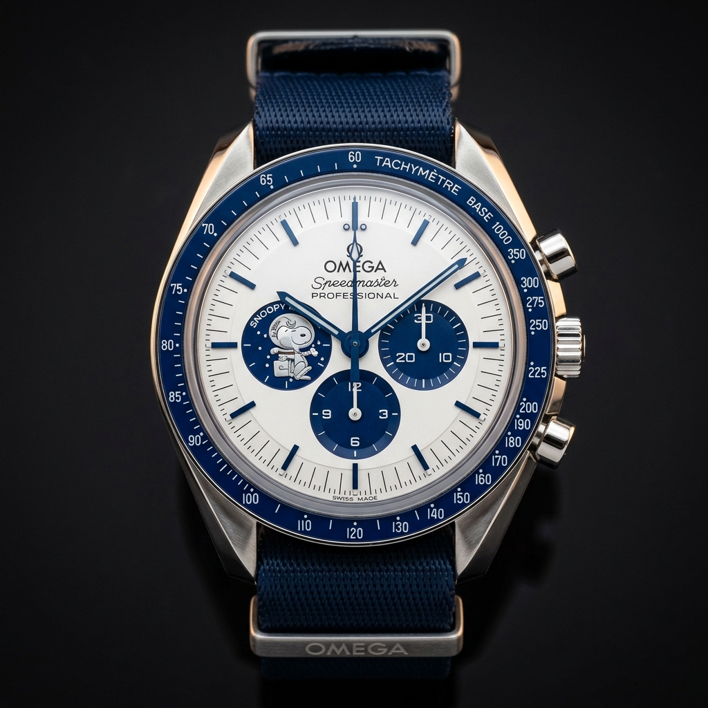 Omega Speedmaster Silver Snoopy Award 50th Anniversary